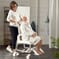 Chaise de douche et de toilettes Etac Clean grise - Hauteur ajustable
