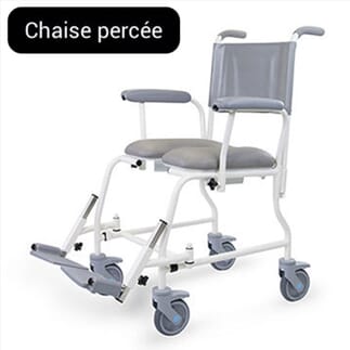 Chaise de douche et de toilettes Freeway T40 - Large