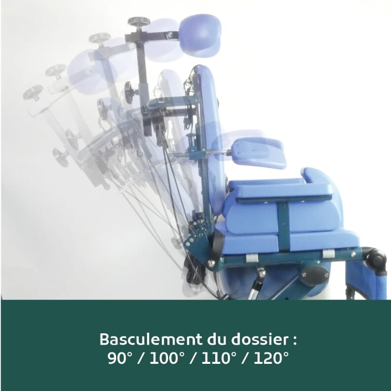 Chaise de douche et de toilettes Pelican