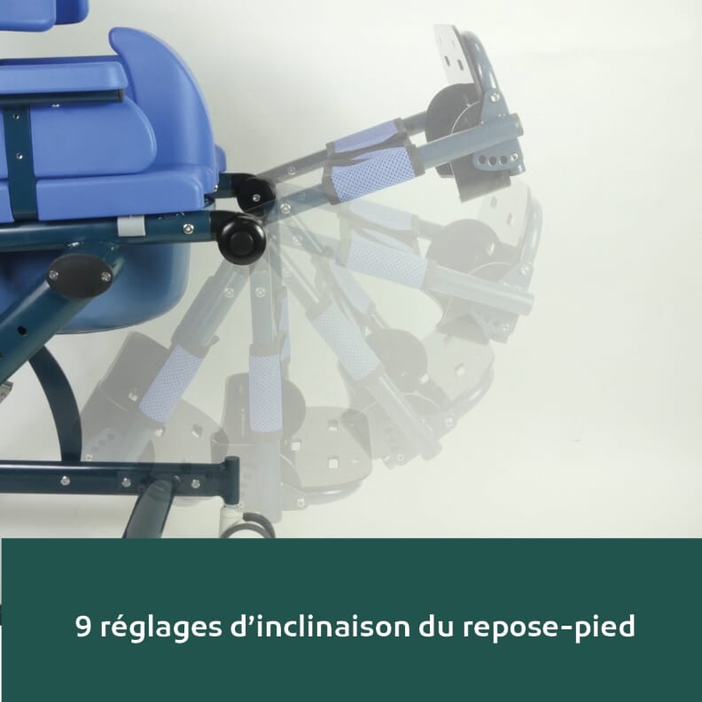 Chaise de douche et de toilettes Pelican