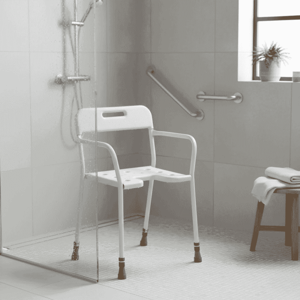 Chaise de douche réglable en hauteur Darenth