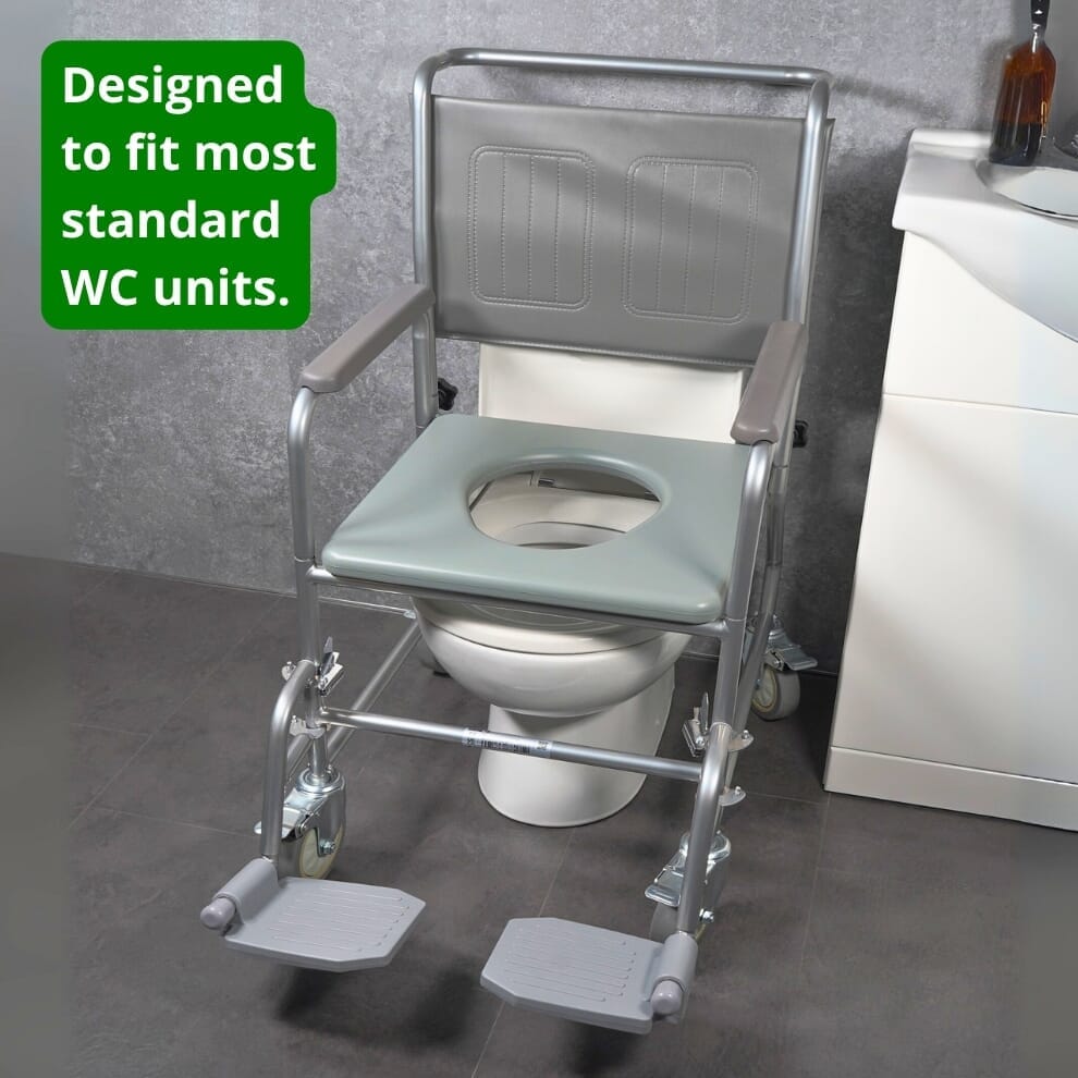 Chaise percée à roulettes économique