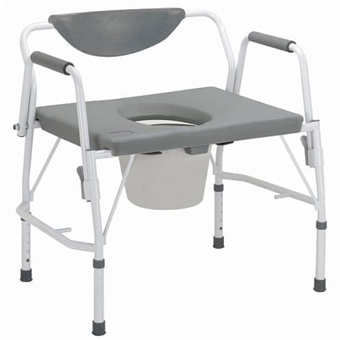 Chaise percée bariatrique ajustable Drive