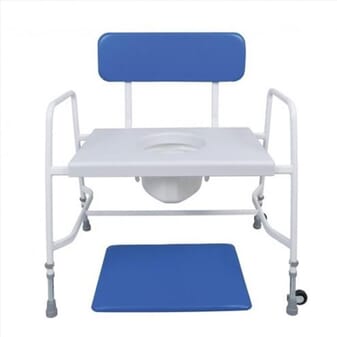 Chaise percée bariatrique XL - Réglable en hauteur