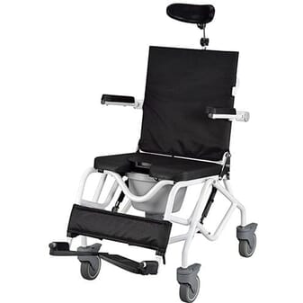 Chaise percée de douche légère inclinable