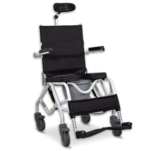 Chaise percée de douche légère inclinable