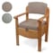 Chaise percée de luxe en bois
