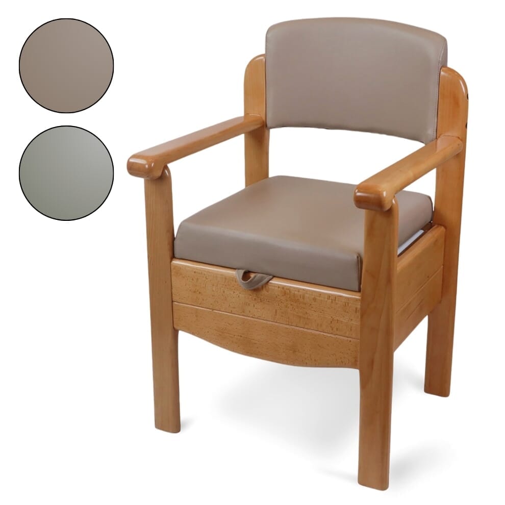 Chaise percée de luxe en bois