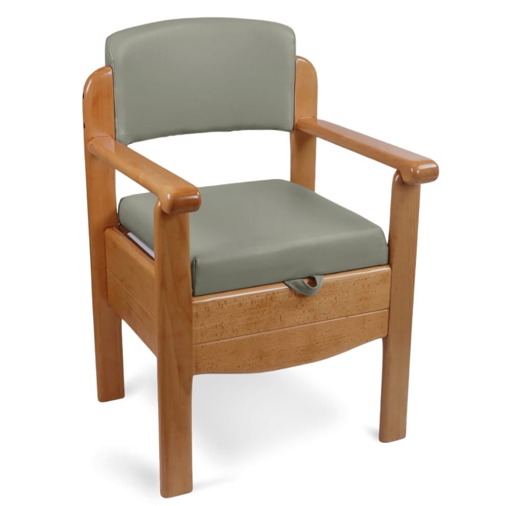 Chaise percée de luxe en bois