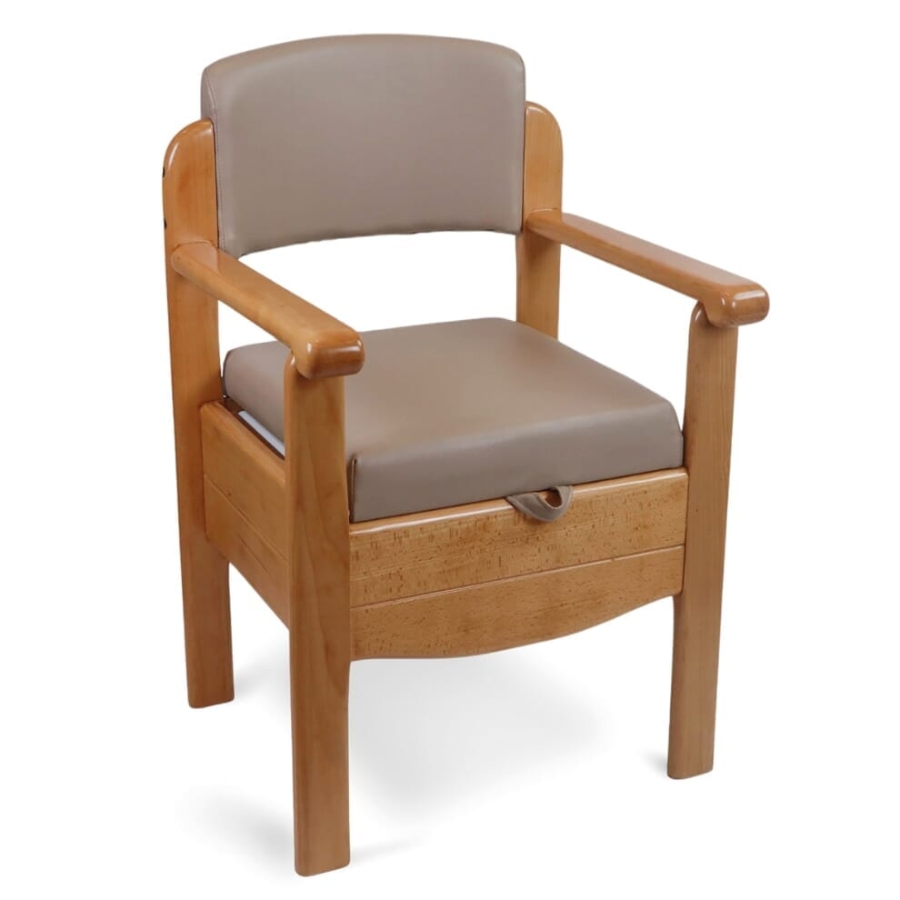 Chaise percée de luxe en bois