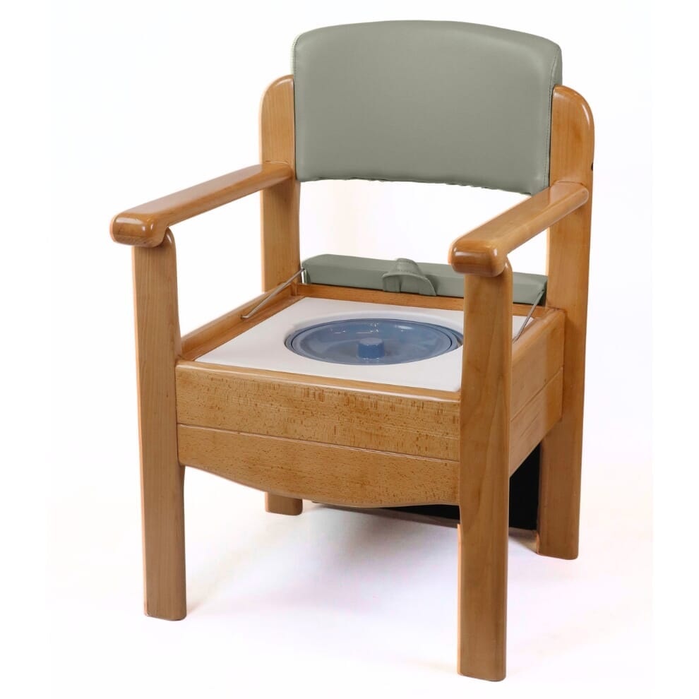 Chaise percée de luxe en bois