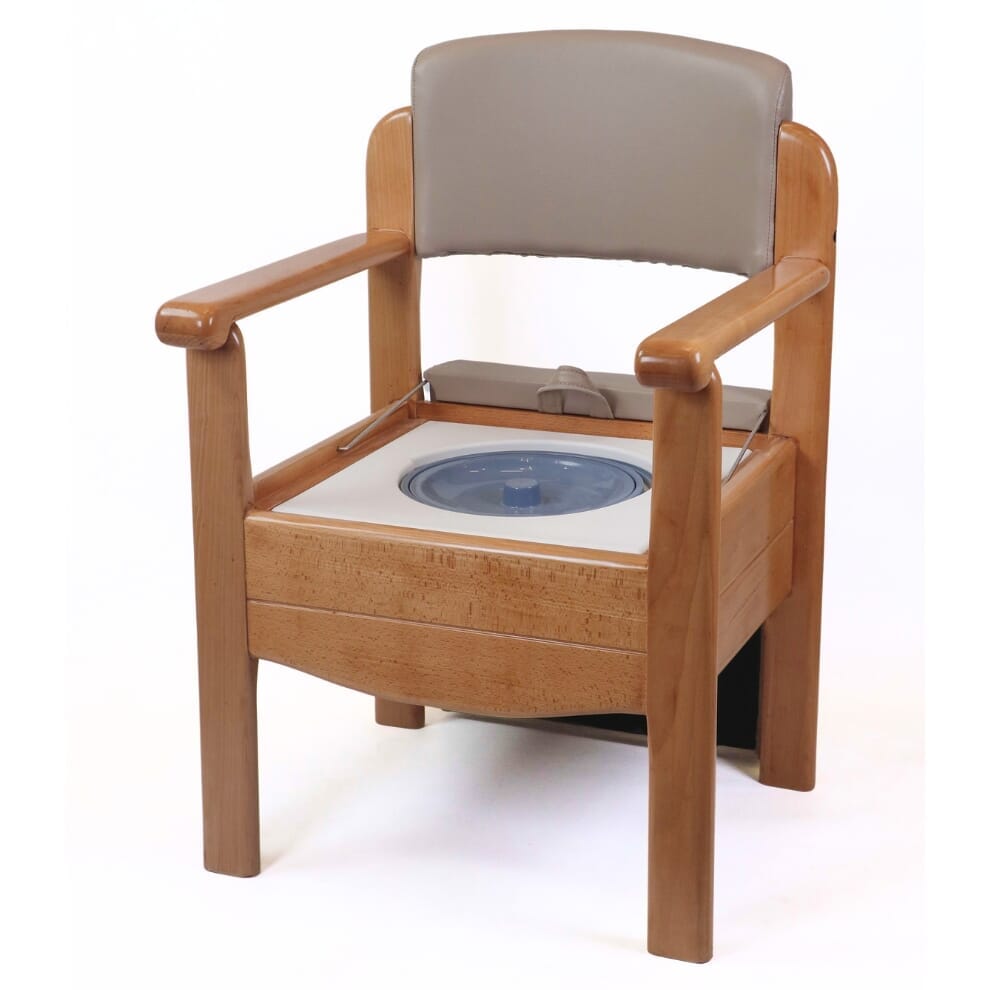 Chaise percée de luxe en bois