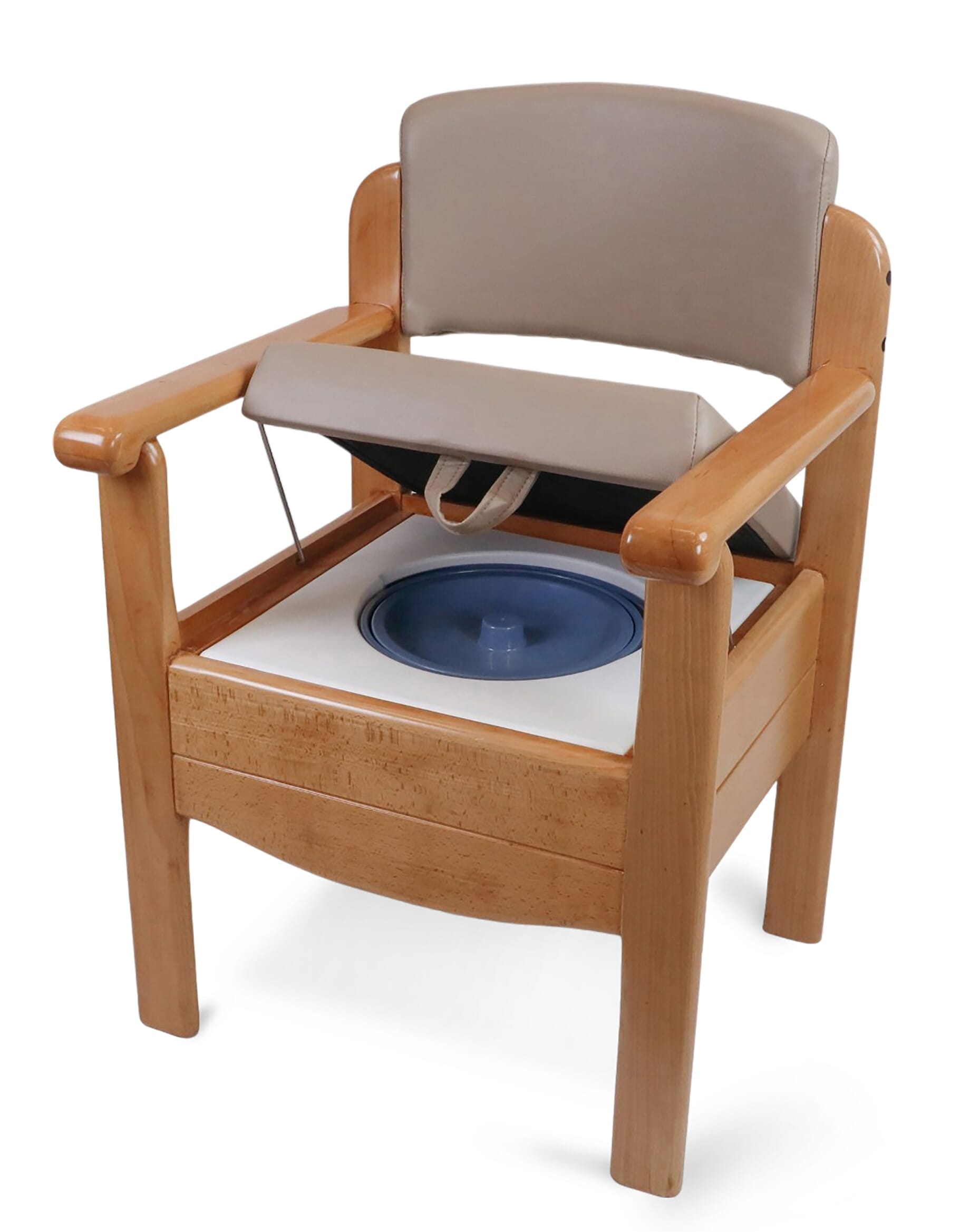 Chaise percée de luxe en bois