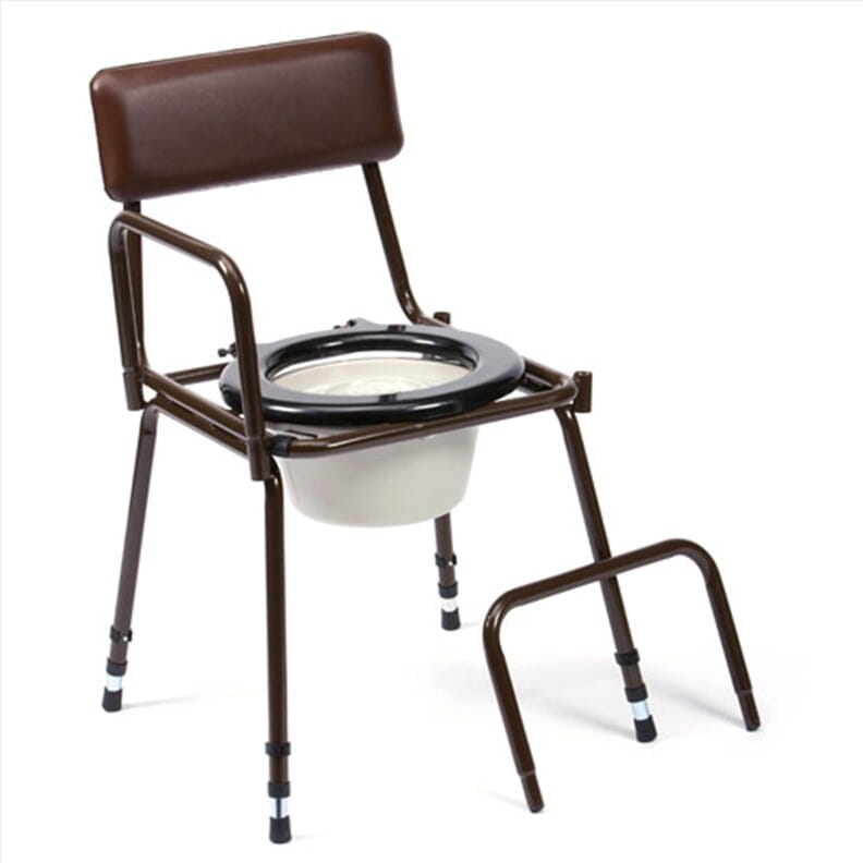 Chaise percée Dovedale réglable avec accoudoirs détachables