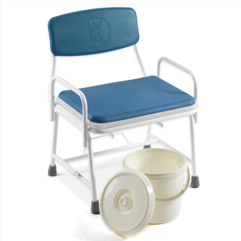 Chaise percée pour personnes en surpoids