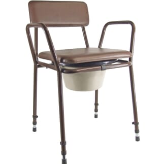 Chaise percée Stacking Hauteur réglable - Livrée assemblée