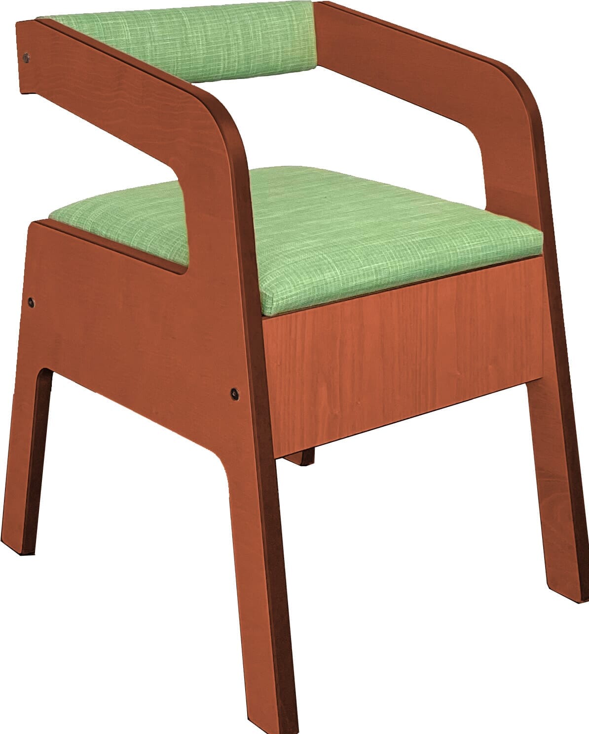 Petite chaise pot scandinave Timberry