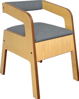 Petite chaise pot scandinave Timberry