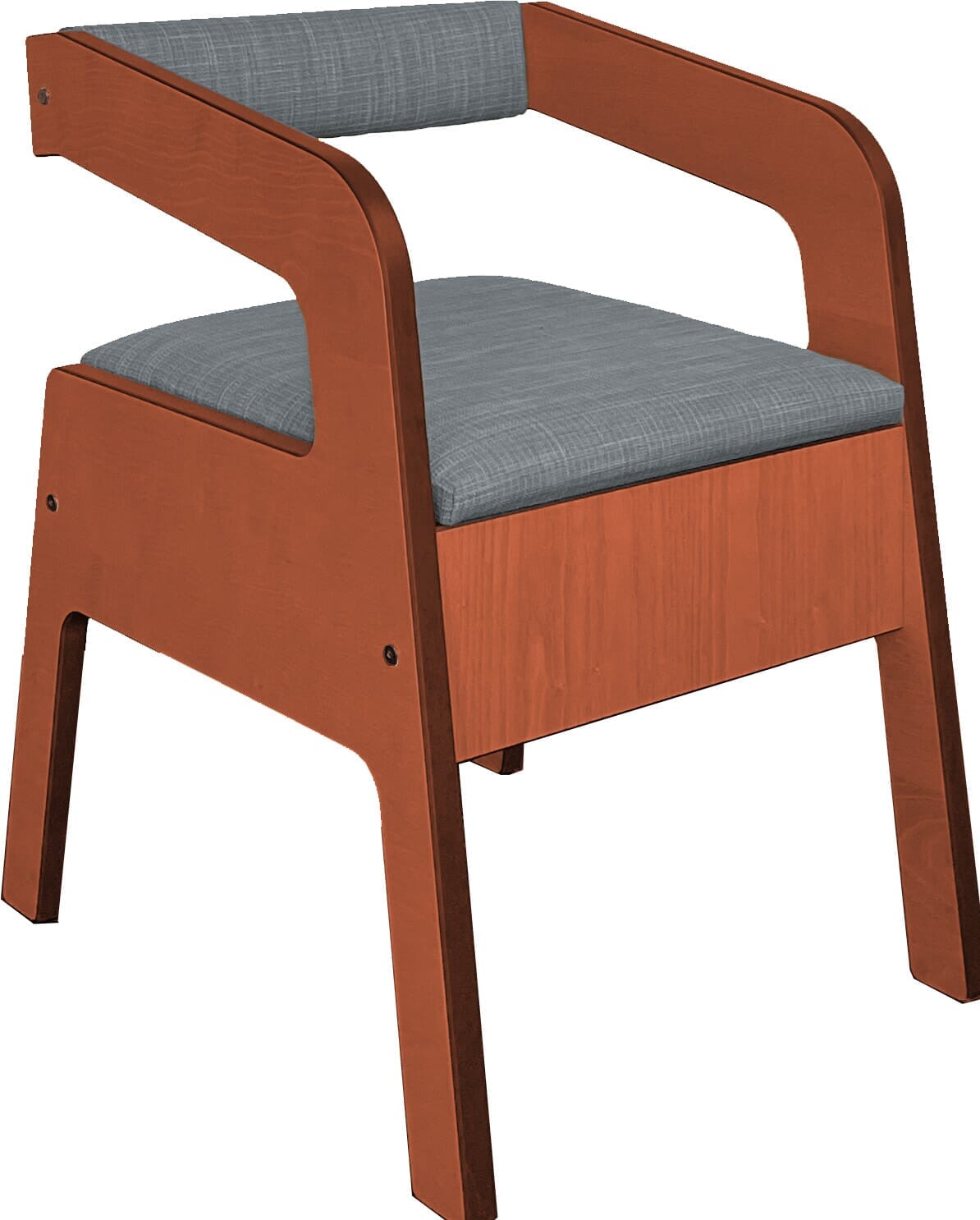 Petite chaise pot scandinave Timberry