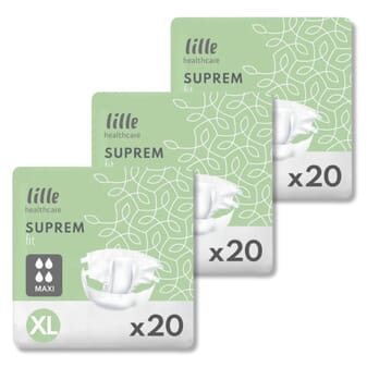 Lille Suprem Fit - Maxi - XL - Lot de 3 paquets - 60 unités