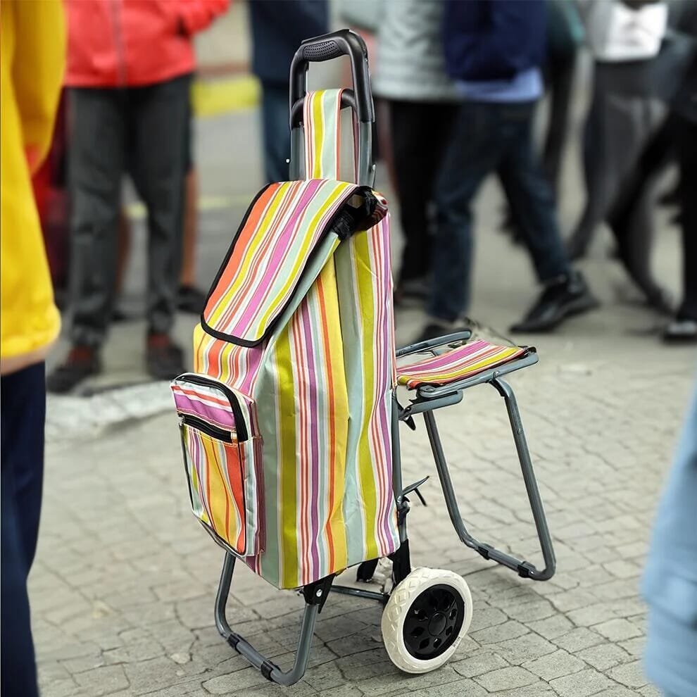 Chariot de course avec siège Lifemax