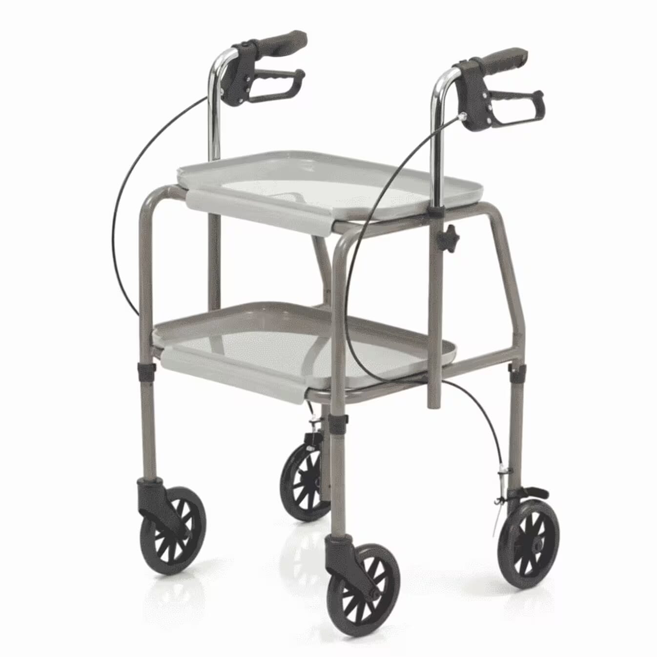 Chariot de cuisine et déambulateur combinés