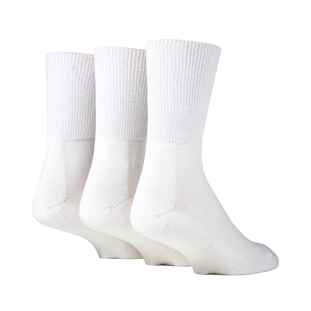 Lot de 3 paires de chaussettes en bambou pour diabétiques