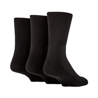 Lot de 3 paires de chaussettes en bambou pour diabétiques