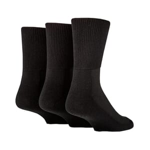 6 Paires Chaussettes Diabétiques En Bambou - Sans élastique Ni Couture, Respirantes, Pour Homme Et Femme