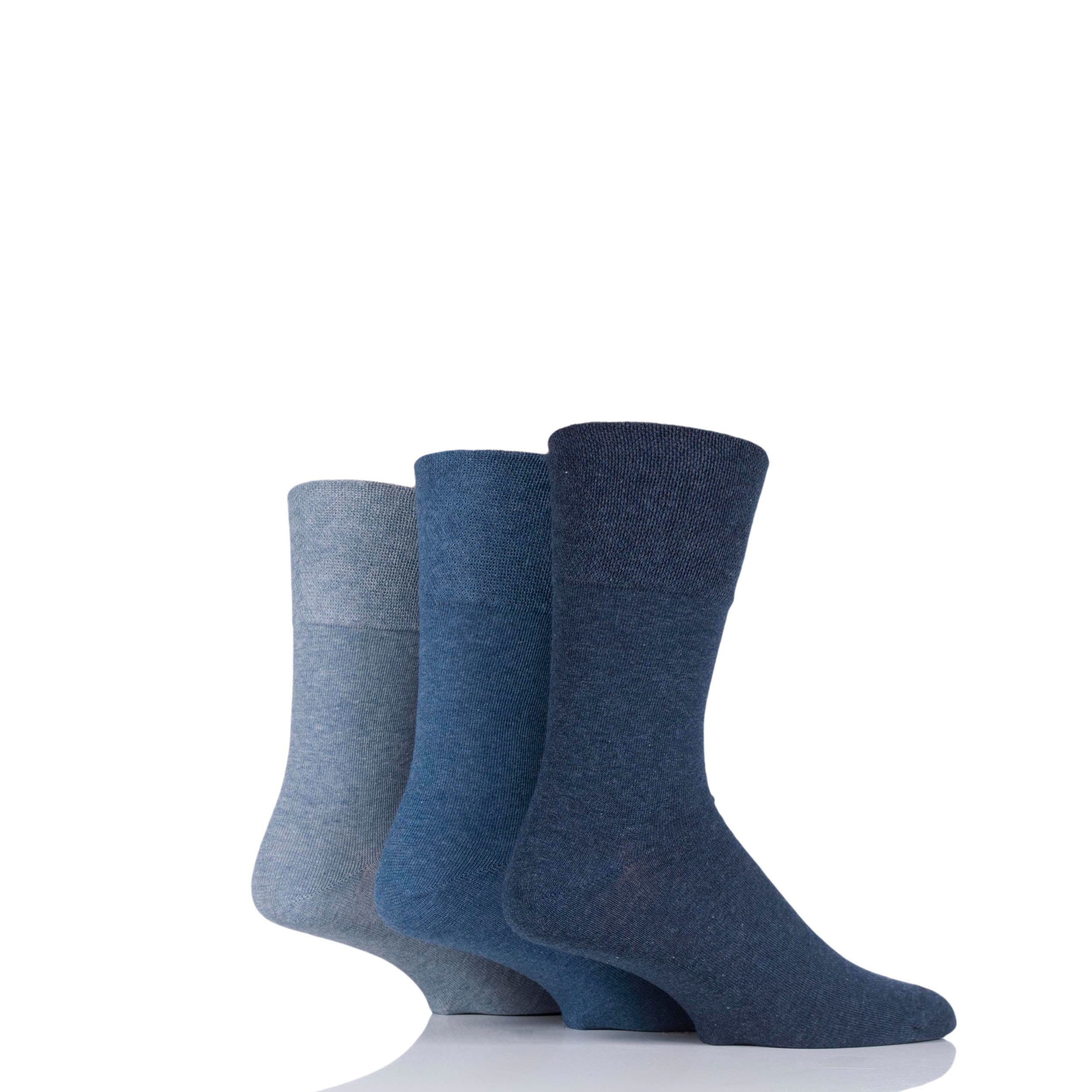 Lot de 3 paires de chaussettes non comprimantes pour diabétiques