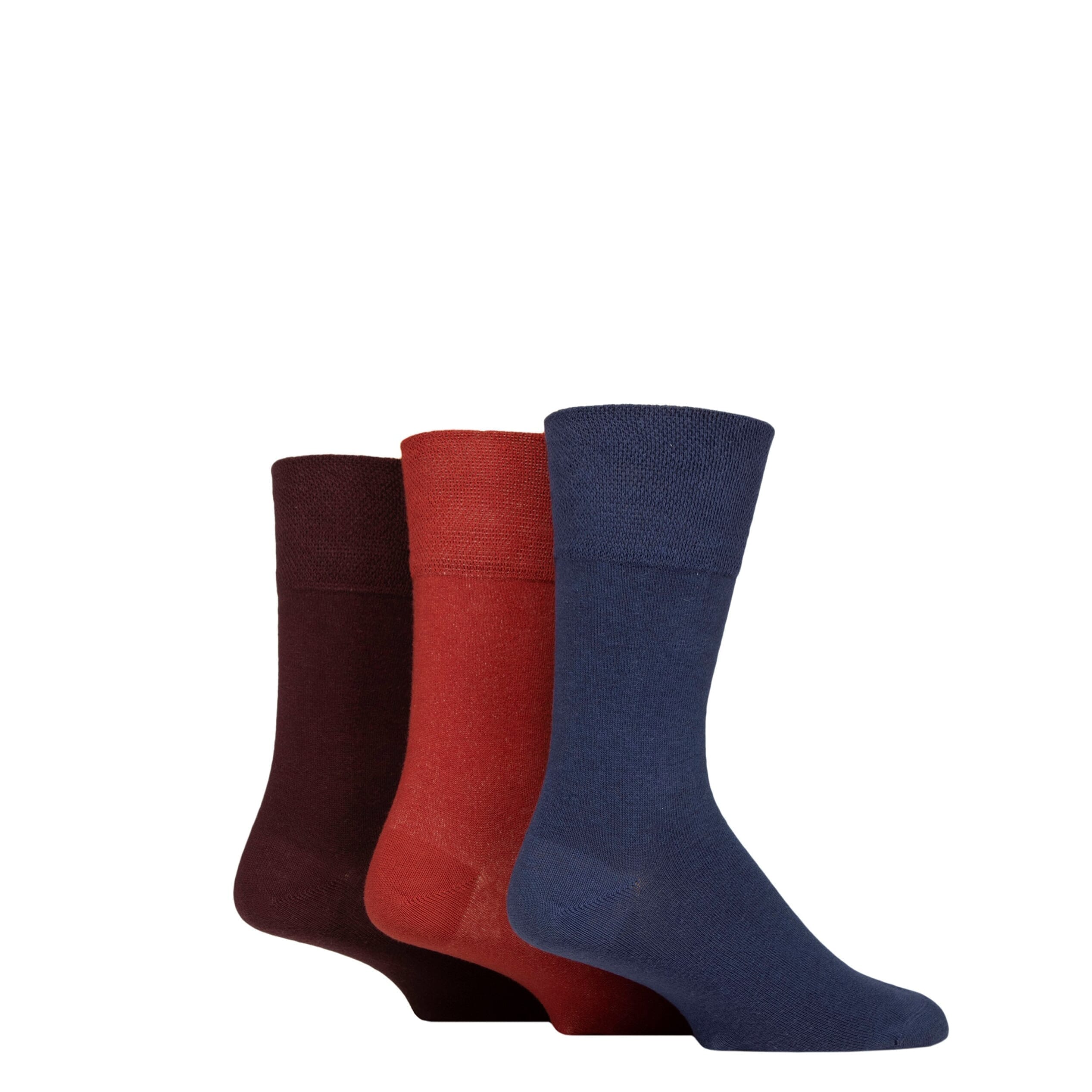 Lot de 3 paires de chaussettes non comprimantes pour diabétiques