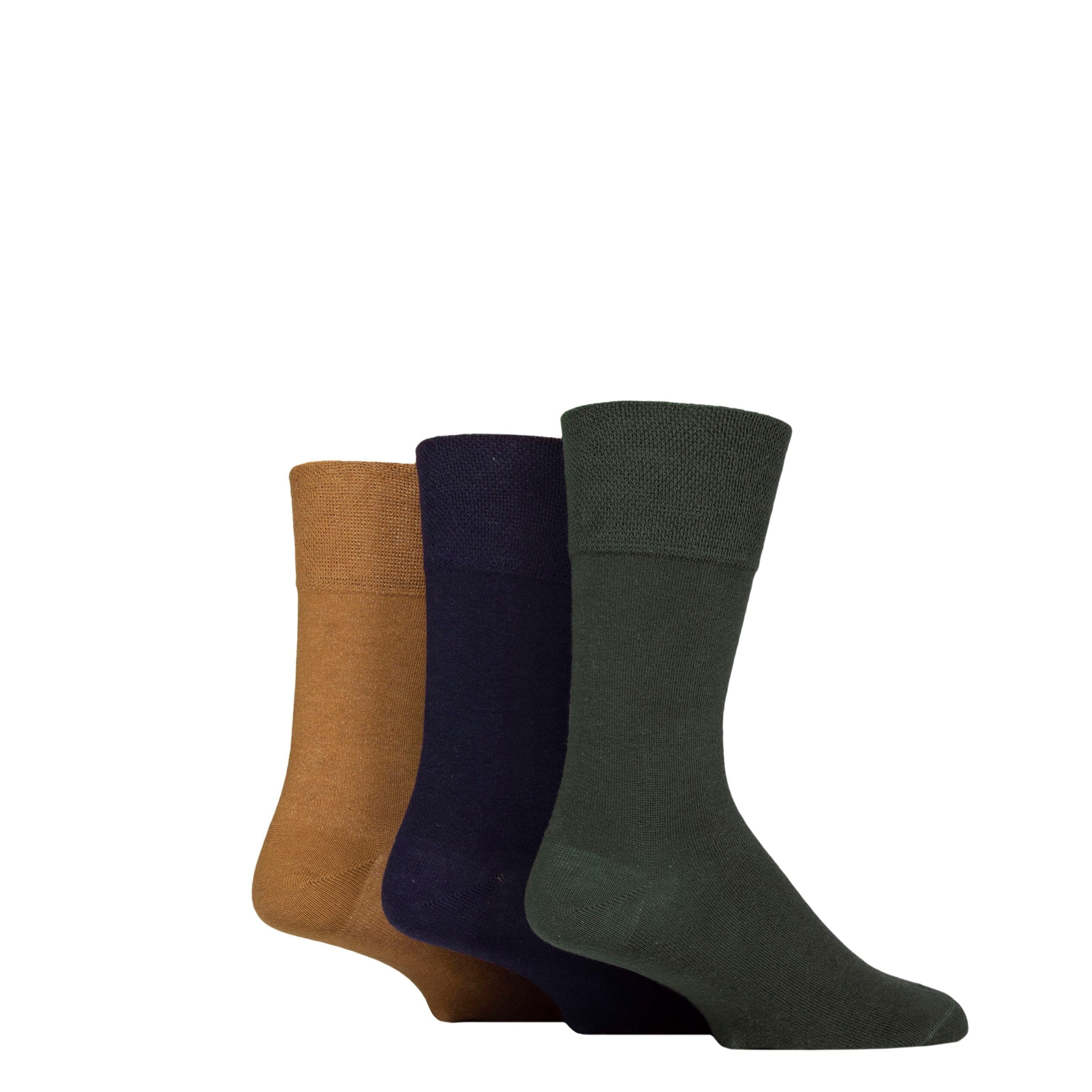 Lot de 3 paires de chaussettes non comprimantes pour diabétiques