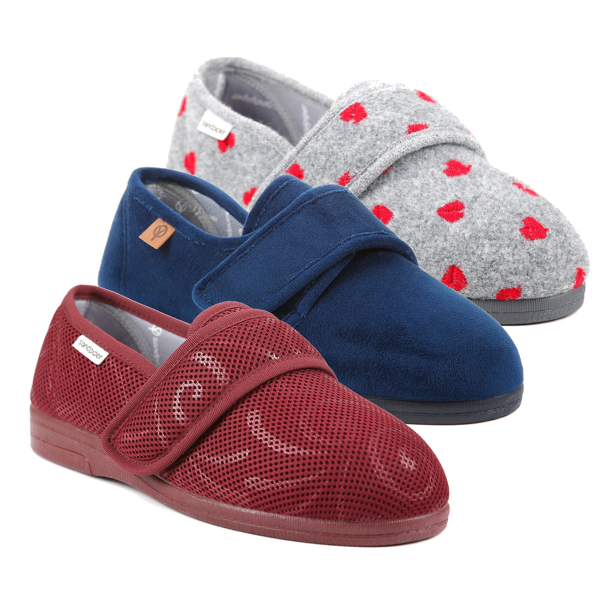 Chaussons Sophie ultra larges pour femme