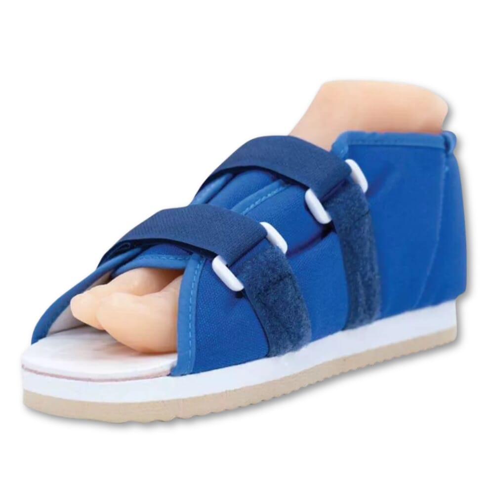 Chaussure post-opératoire en toile