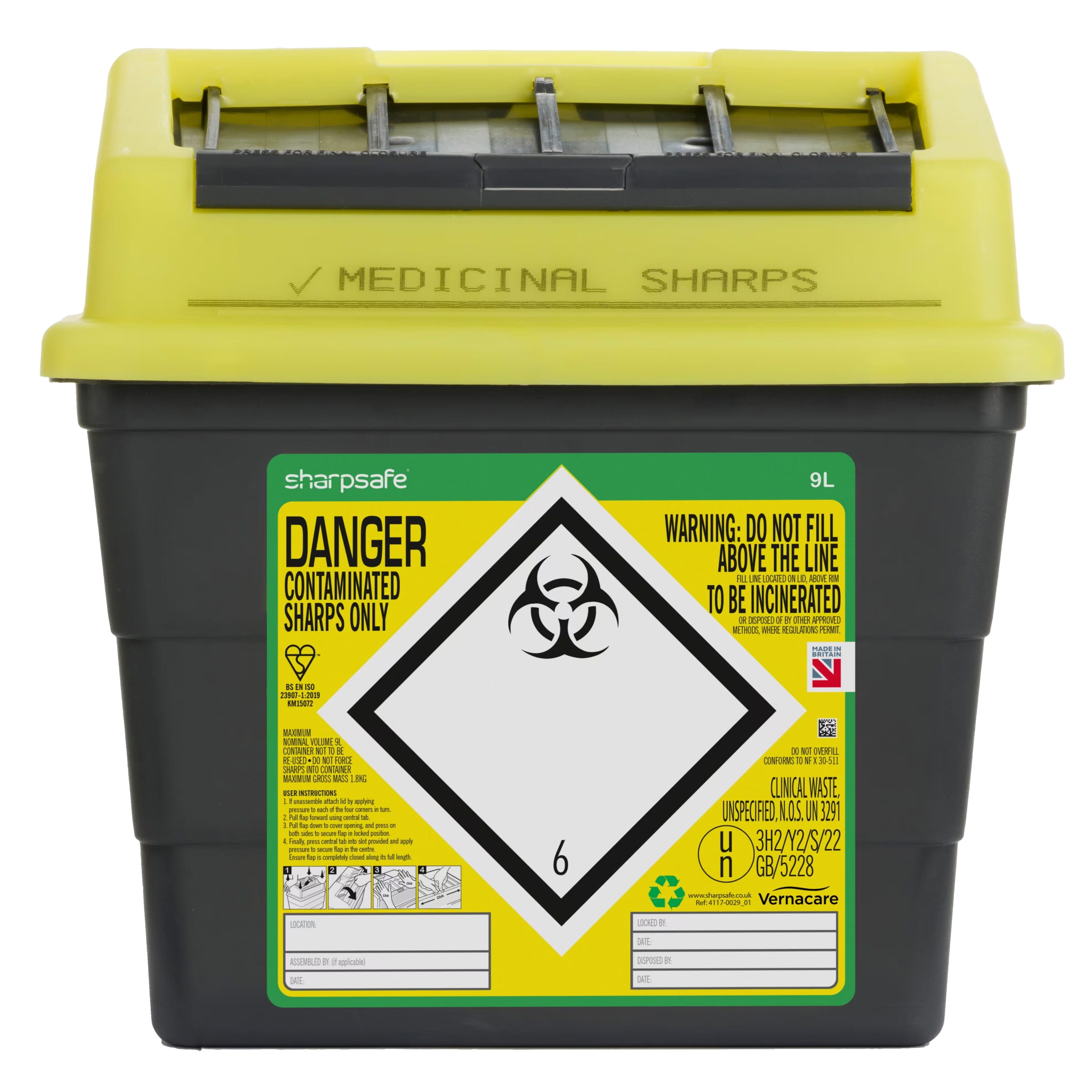 Collecteur de déchets piquants - Taille L