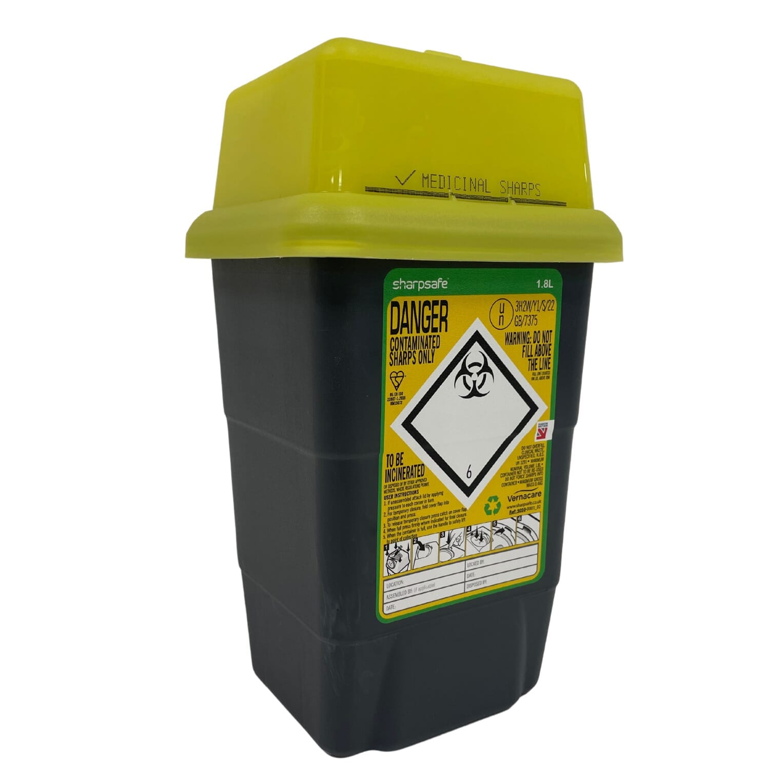 Collecteur de déchets piquants - Taille S