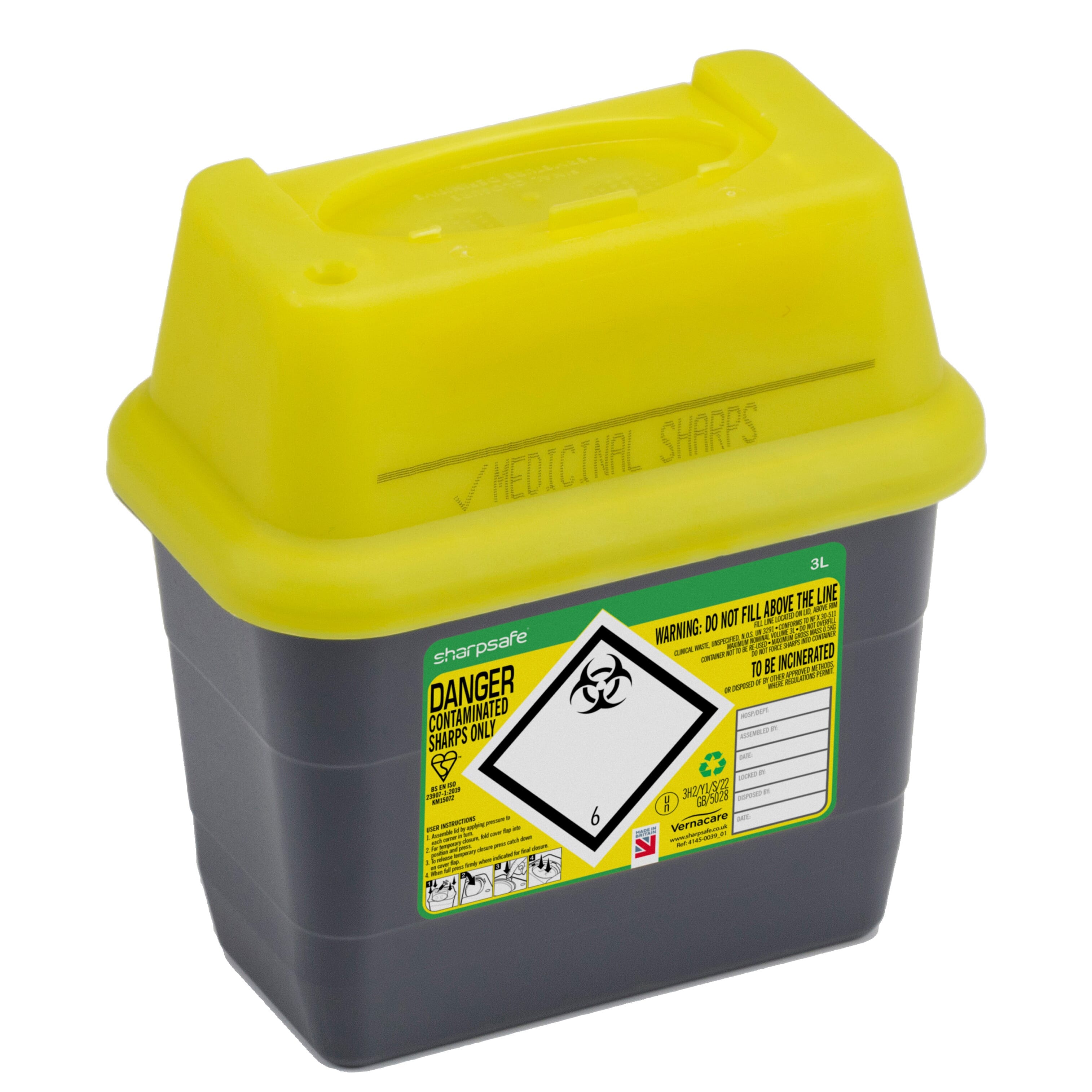 Collecteur de déchets piquants - Taille S