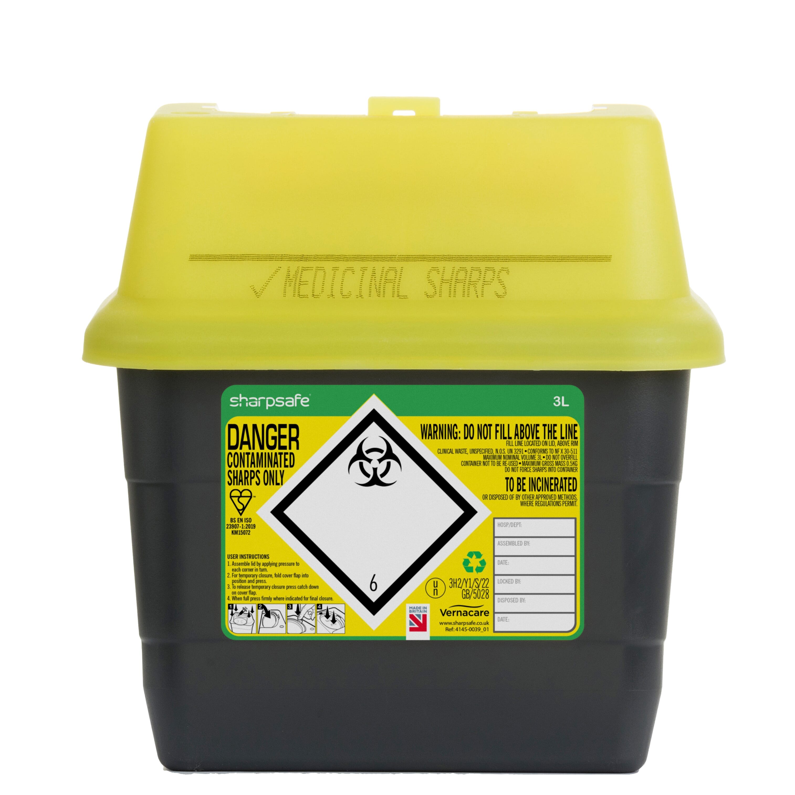 Collecteur de déchets piquants - Taille S