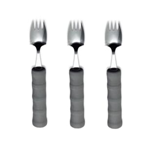 Combiné fourchette/cuillère avec manche en mousse Lot de 3