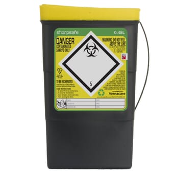 Conteneur de poche pour déchets piquants