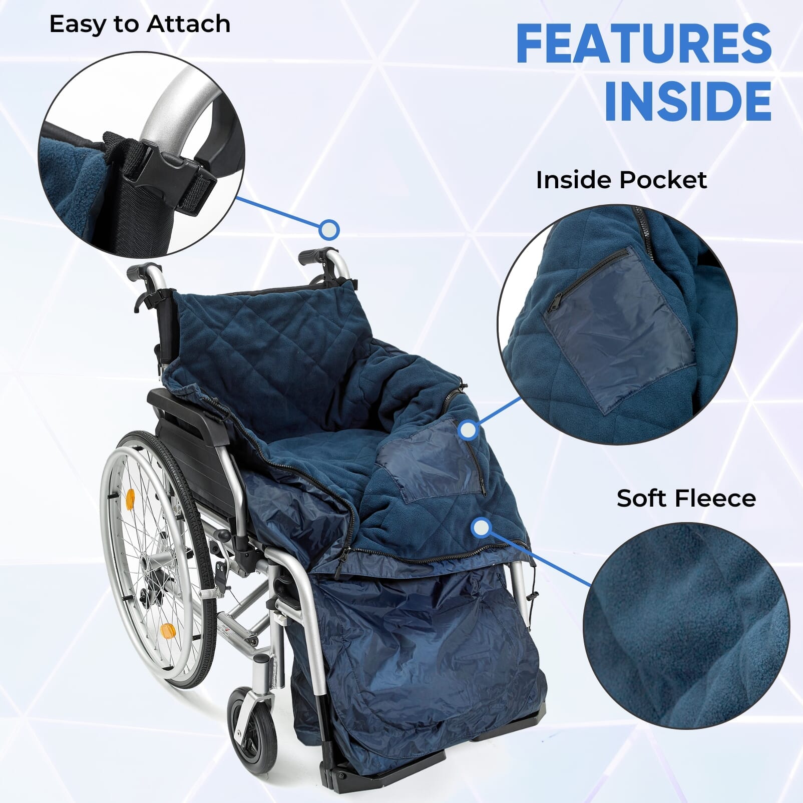 Cosy pour fauteuil roulant Biscay Deluxe