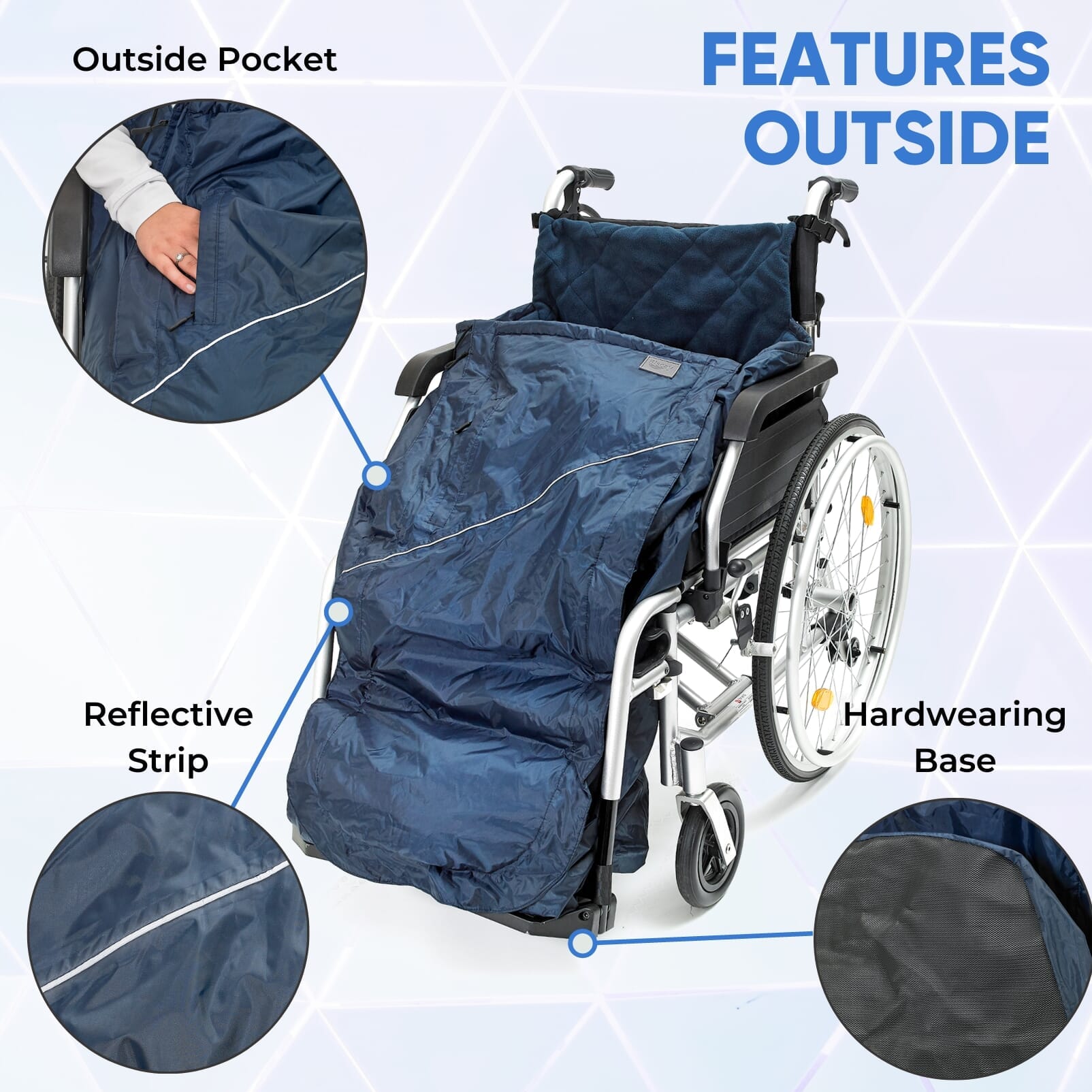 Cosy pour fauteuil roulant Biscay Deluxe