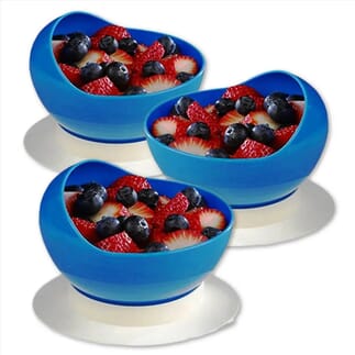 Coupelle de fruits Ã  ventouse Lot de 3