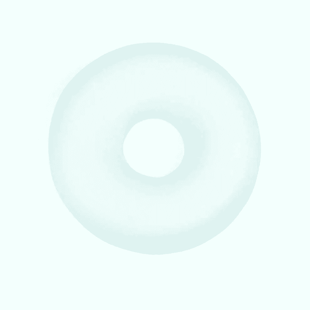 Coussin anneau en mousse à mémoire de forme