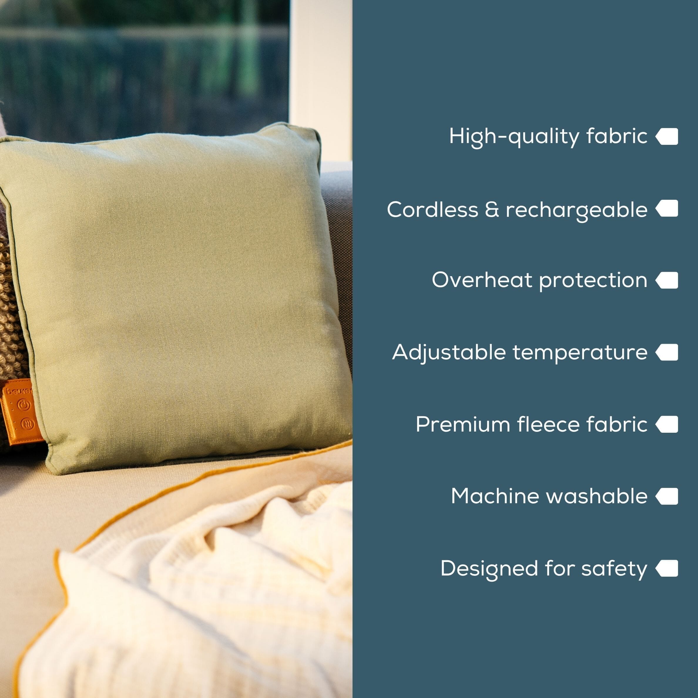 Coussin chauffant de massage Shiatsu Beurer MG139