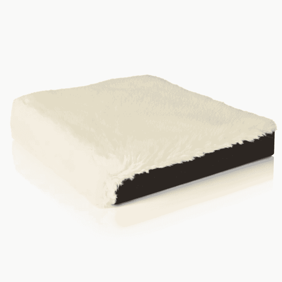 Coussin de luxe en laine polaire