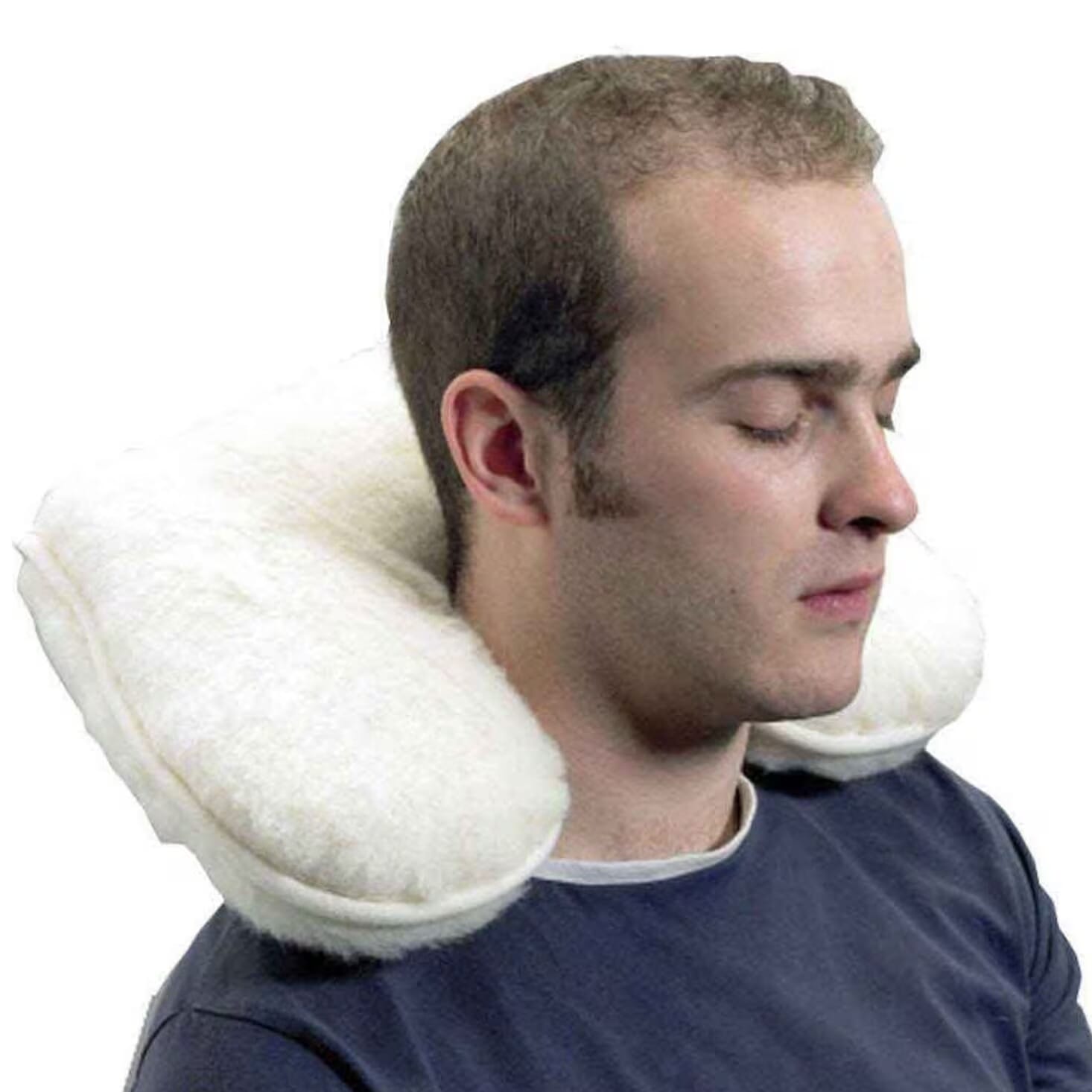 Coussin de nuque en polaire