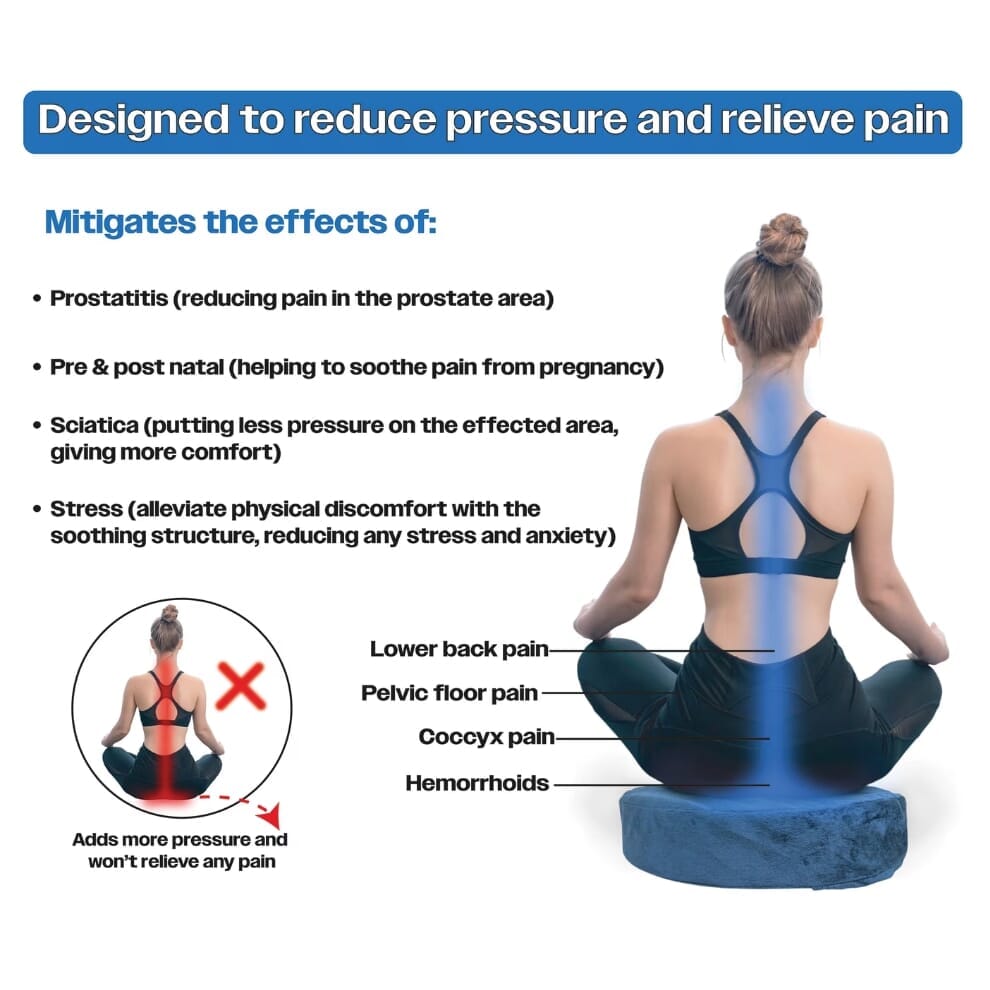 Coussin de soutien ovale