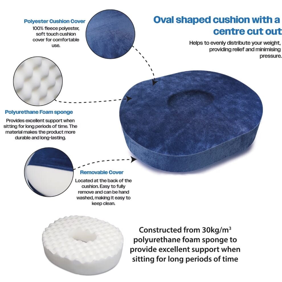 Coussin de soutien ovale