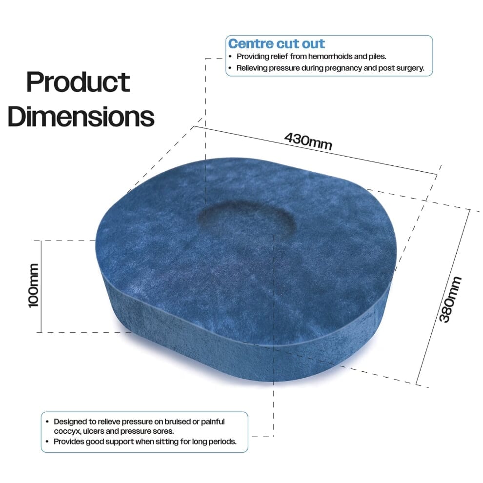 Coussin de soutien ovale